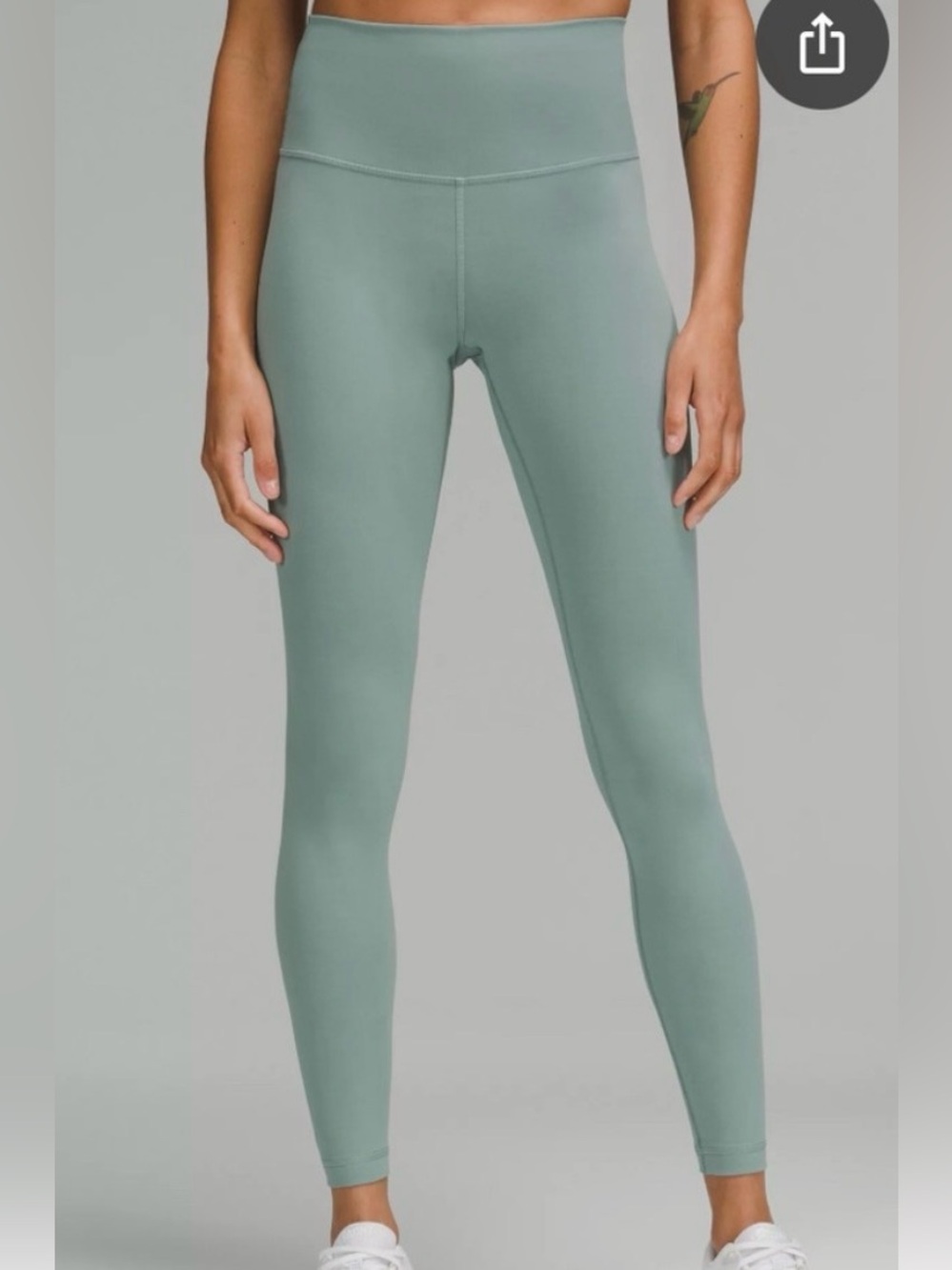 Lululemon Wunder Train High-Rise Tight 28” Misty Glade size 10